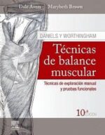 Daniels Y Worthingham Técnicas De Balance Muscular